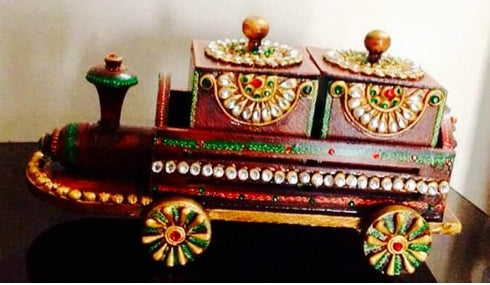 Rail Engine and Dry Fruits