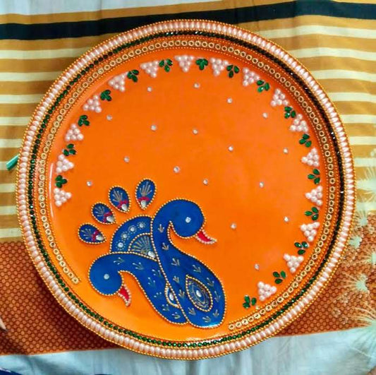 Orange Steel plate